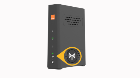 bouton wifi du modem cga437a