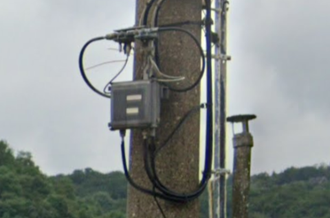 Image de coupleur sur un poteau