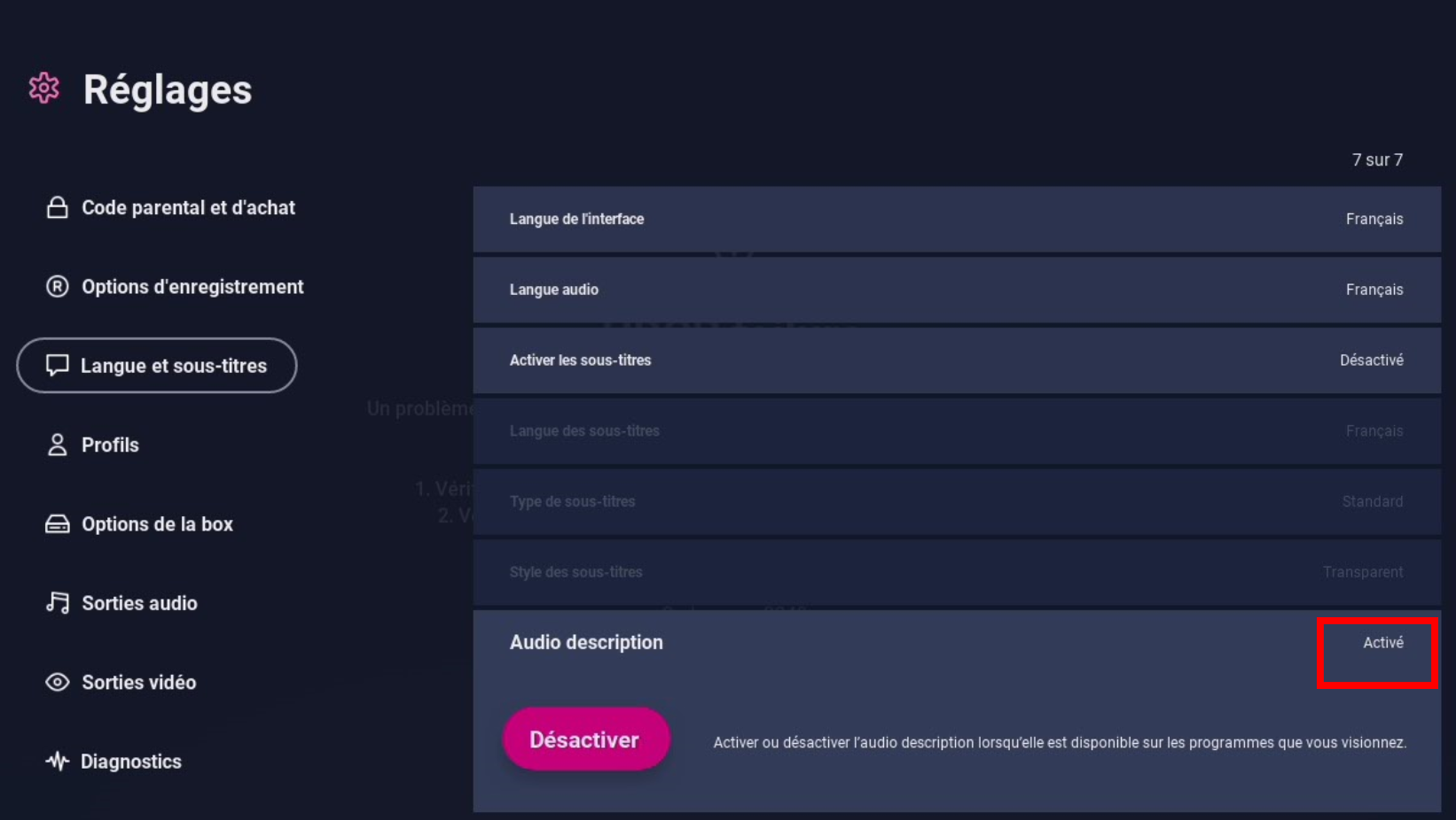 Comment Enlever L'audiodescription Sur La Tv Activer l’audio description de VOO TV+